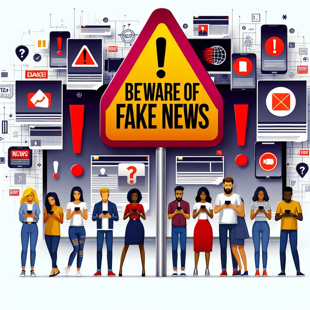 People are exposed to fake news as  reading information on their phones   from different sources and media