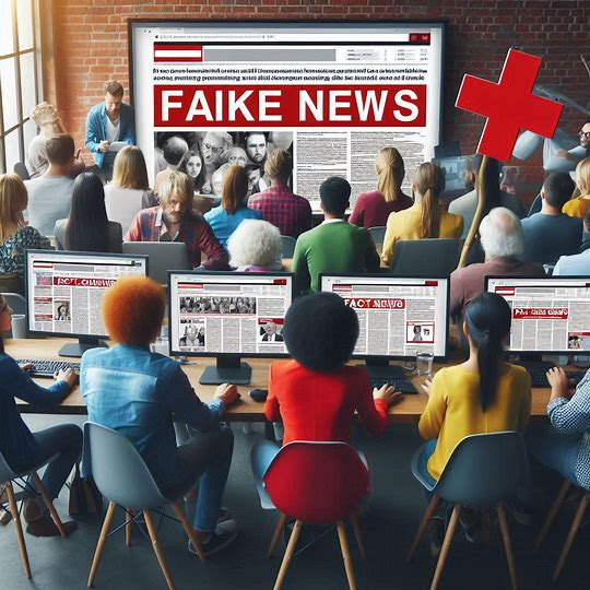 AI generated fake news photo